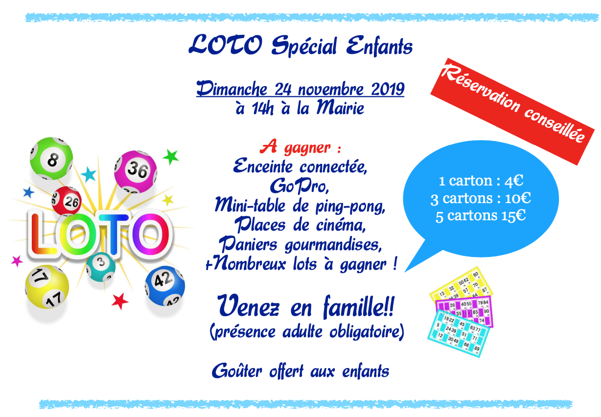 Loto spécial enfants